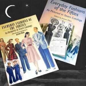 40s 50s VTG Fashion Books via Sears Catalogs Vintage Reference Guides 4 Research